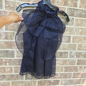 Bergdorf Goodman x Milly gwyneth bow halter top Size 4